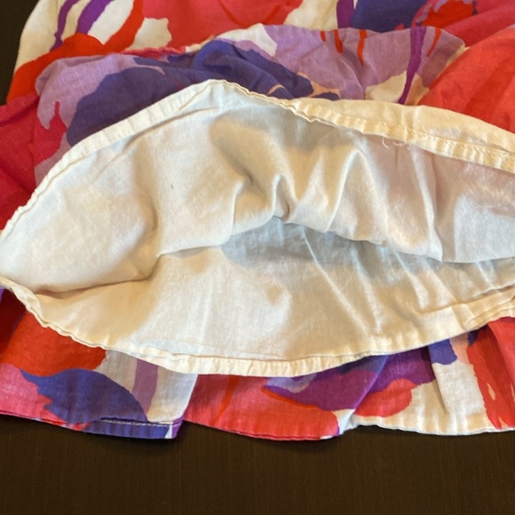 GapKids Vibrant Purple and Pink Abstract Floral Lined Girls Dress. Size S. (6/7) - Picture 8 of 13